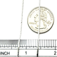 14Kt White Gold 1.5mm Serpentine S Link Chain 16