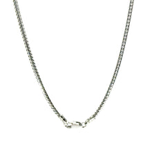 14Kt White Gold 2mm Franco Cable Link Chain 26