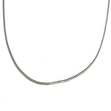 14Kt White Gold 2mm Franco Cable Link Chain 26