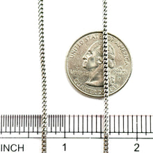 14Kt White Gold 2mm Franco Cable Link Chain 26