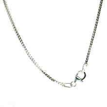 14Kt White Gold 1.2mm Wheat Franco Link Chain 20