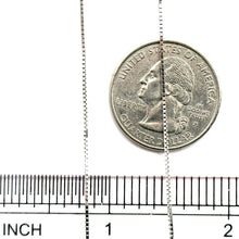 14Kt White Gold 1mm Straight Cable Link Link Chain 24