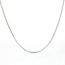 14Kt White Gold 1mm Wheat Franco Link Chain 20