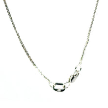 14Kt White Gold 1mm Wheat Franco Link Chain 20