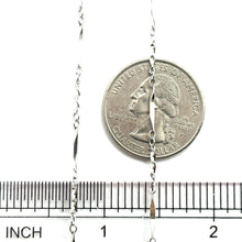 Platinum 1.5mm Unique Fancy Cable Link Chain 17