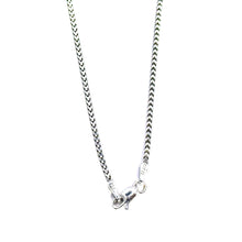 14Kt White Gold 2mm Wheat Franco Link Chain 16