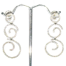 $3900 1.00Ct White Gold Diamond Hanging Fashion Women's Earrings 14Kt
