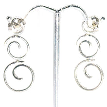 $3900 1.00Ct White Gold Diamond Hanging Fashion Women's Earrings 14Kt