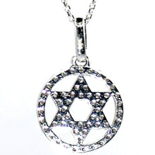 $3900 0.70Ct White Gold Diamond Jewish Star Of David Pendant Necklace 14Kt - Esmeralda Jewels 