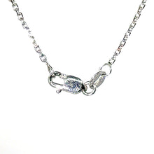 $4900 3.45Ct White Gold Oval Aquamarine and Diamond Necklace 14Kt - Esmeralda Jewels 