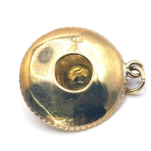 $650 14Kt Yellow Gold Three Dimensional Mexican Sombrero Hat Charm