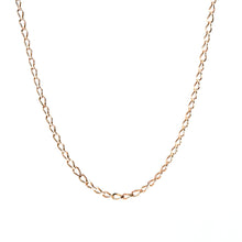 14Kt Rose Gold 2.5mm Cable Round link Chain 20