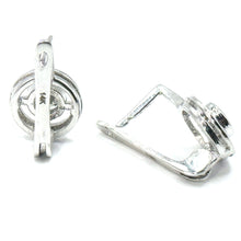 $6950 0.75Ct White Russian Antique Style Diamond Bezel Drop Earrings 14Kt