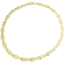 $3900 14Kt Yellow Gold Diamond Cut Twisted Herringbone 16