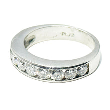$4900 1.08Ct Platinum .950 Women's Diamond Wedding Band Ring