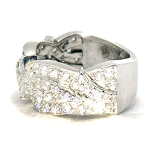 $8700 2.00Ct White Gold Diamond Fancy Pave Wedding band Ring 18Kt F VS2