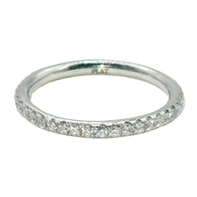 $4500 0.60Ct Pave Set Diamond Platinum Eternity Women's Wedding Band Band 2mm