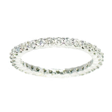 $4800 1.05Ct Diamond Platinum .950 Women's Eternity Wedding Band Ring FVS2