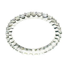 $4800 1.05Ct Diamond Platinum .950 Women's Eternity Wedding Band Ring FVS2