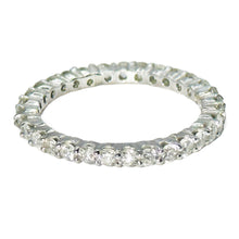 $4800 1.05Ct Diamond Platinum .950 Women's Eternity Wedding Band Ring FVS2