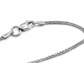 14KT White Gold Heart Diamond Pendant Approximately 1.65 CTW with 18in Franco Chain
