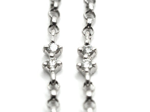 1.29 Ct White and Rose Gold Diamond Three Circle Pendant 18kt Gold