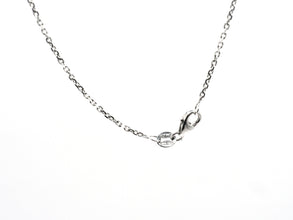 1.08 Ct White Gold Women's Princess Cut Natural Diamond Necklace Pendant 18 Kt