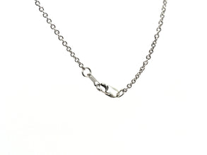 0.90 Ct  Natural Diamond Bezel Set Solitaire Platinum Pendant Necklace