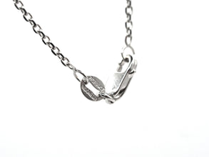 0.62 Ct Natural Diamond Bezel Set Solitaire 14kt Pendant Necklace