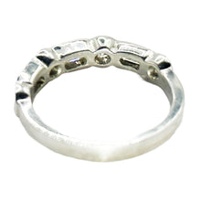 $3900 0.80Ct Platinum Baguette and Round Diamonds Women's Wedding Band