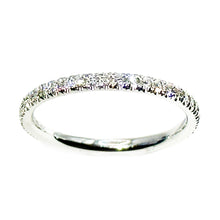 $3500 0.50Ct Pave Diamond Eternity Women's Wedding Band Band 2mm 14Kt