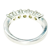 $4500 0.90Ct Platinum .950 Five Diamonds Wedding Band