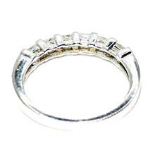 $3900 0.55Ct Platinum .950 Women's Diamond Princess Cut Anniversary Band