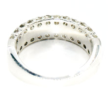 $2900 0.90Ct White Gold Diamond Ladies Matte Finish Wedding Band 14Kt