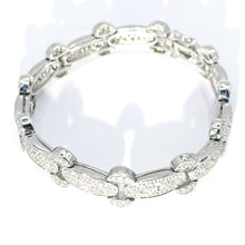 $9500 5.10Ct White Gold Diamond Women's Fashion Bracelet 14Kt - Esmeralda Jewels 