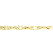 $2800 5.25Ct Yellow Gold Women's Oval Opal Fashion Tennis Bracelet 14Kt - Esmeralda Jewels 