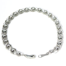 $3800 Platinum .950 Women's Filigree Antique Design 7 Inch Link Bracelet - Esmeralda Jewels 