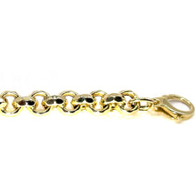 $1990 14Kt Yellow Gold Fashion Women's Charm Round Link Bracelet - Esmeralda Jewels 