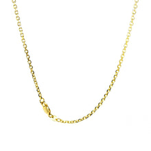 14Kt Yellow Gold 1.5mm Cable Chain 18