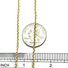14Kt Yellow Gold 1.5mm Cable Chain 18
