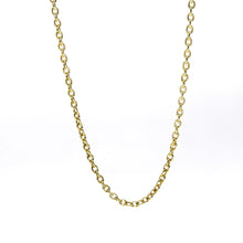 $3900 18Kt Yellow 3.5mm Gold Cable Chain 24