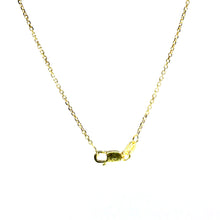 14Kt Yellow Gold 1mm Cable Chain 16