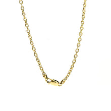 $3900 18Kt Yellow 3.5mm Gold Cable Chain 24