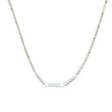 $1500 14Kt White & Yellow Gold Solid Round Bar 16