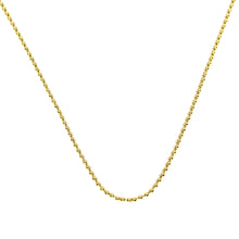 $1500 14Kt Yellow Gold 1.5mm Ball Link Chain 20