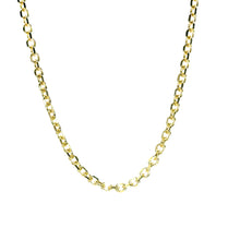 14Kt Yellow Gold 3.5mm Cable Chain 24