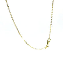 14Kt Yellow Gold 1.2mm Cable Chain 24