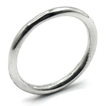 $1270 Platinum .950 Women's Shiny Comfort Fit 2mm Wedding Band Ring Size 6