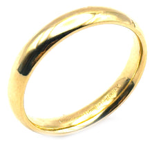 $2800 18Kt Yellow Gold Men's Wedding Band 4mm Size 9.5