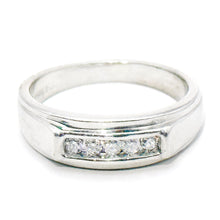 $3900 0.40Ct Platinum Diamond Men's Wedding Band